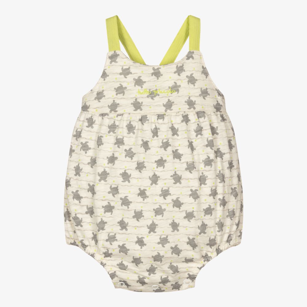 Tutto Piccolo-Boys Ivory Cotton Shortie  | Childrensalon Outlet