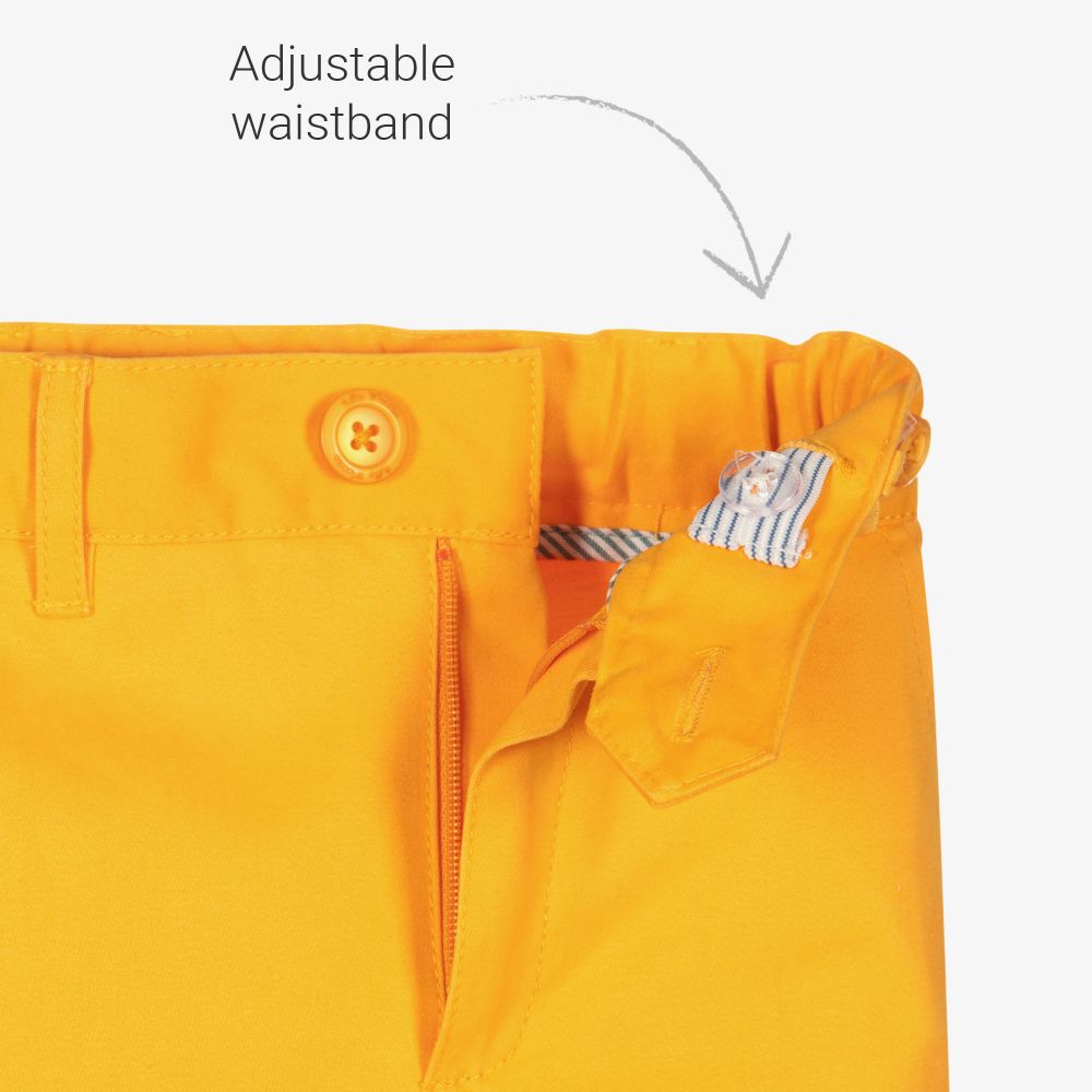 Tutto Piccolo-Boys Ivory & Yellow Shorts Set | Childrensalon Outlet