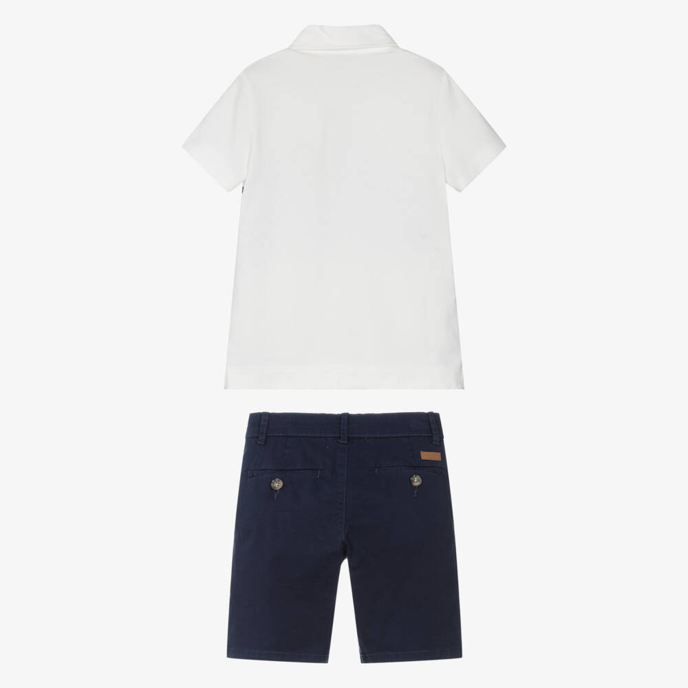 Tutto Piccolo-Летний комплект в морскую полоску для мальчиков | Childrensalon Outlet