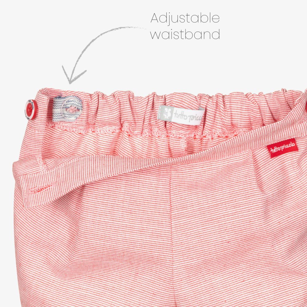 Tutto Piccolo-Топ и красные шорты из хлопка для мальчиков | Childrensalon Outlet