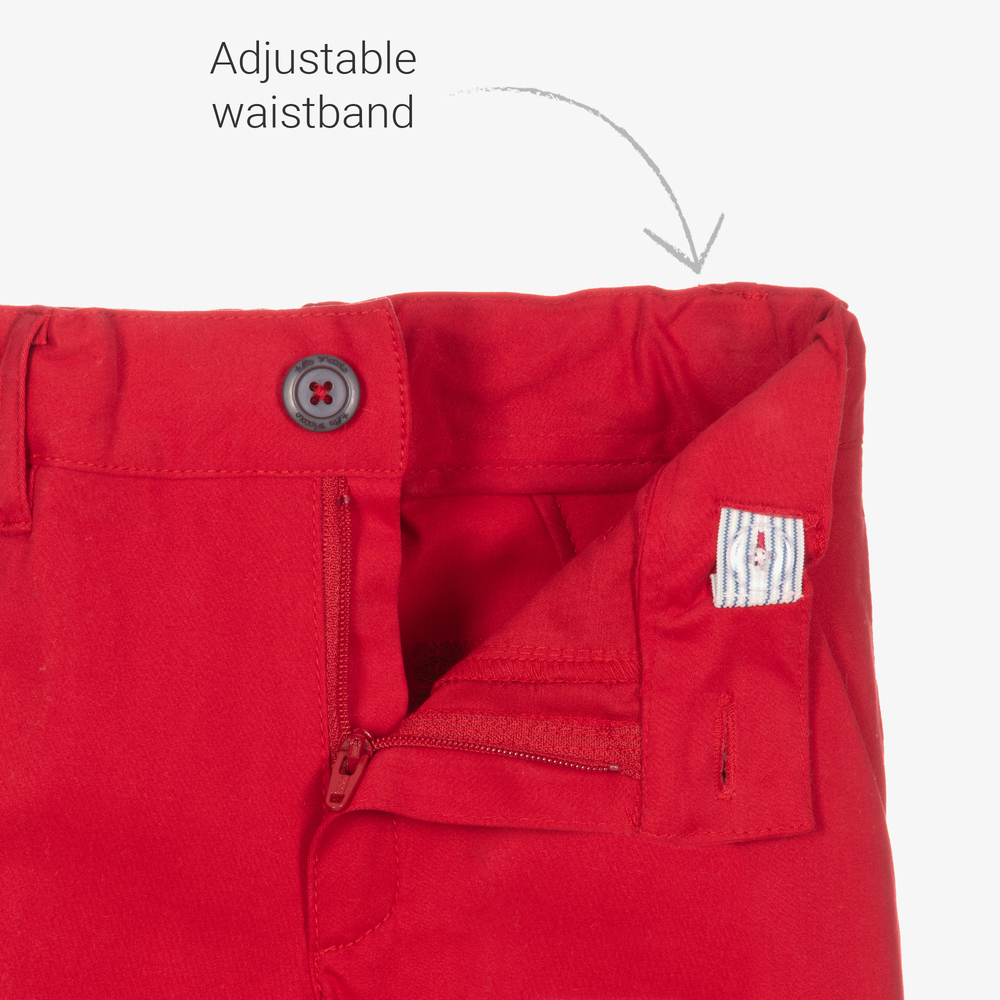 Tutto Piccolo-Boys Red & Grey Shorts Set | Childrensalon Outlet