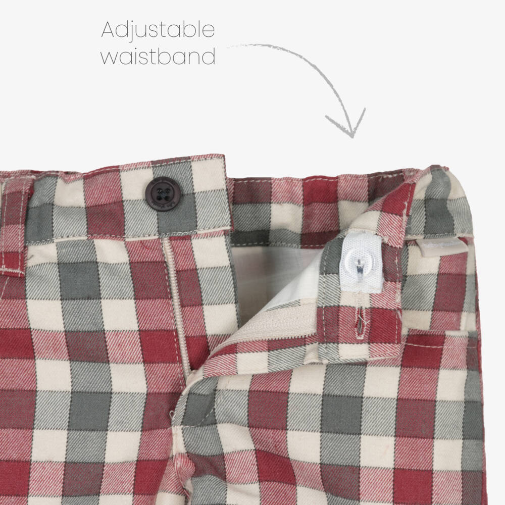 Tutto Piccolo-Boys Red Knit and Shorts Ensemble | Childrensalon Outlet