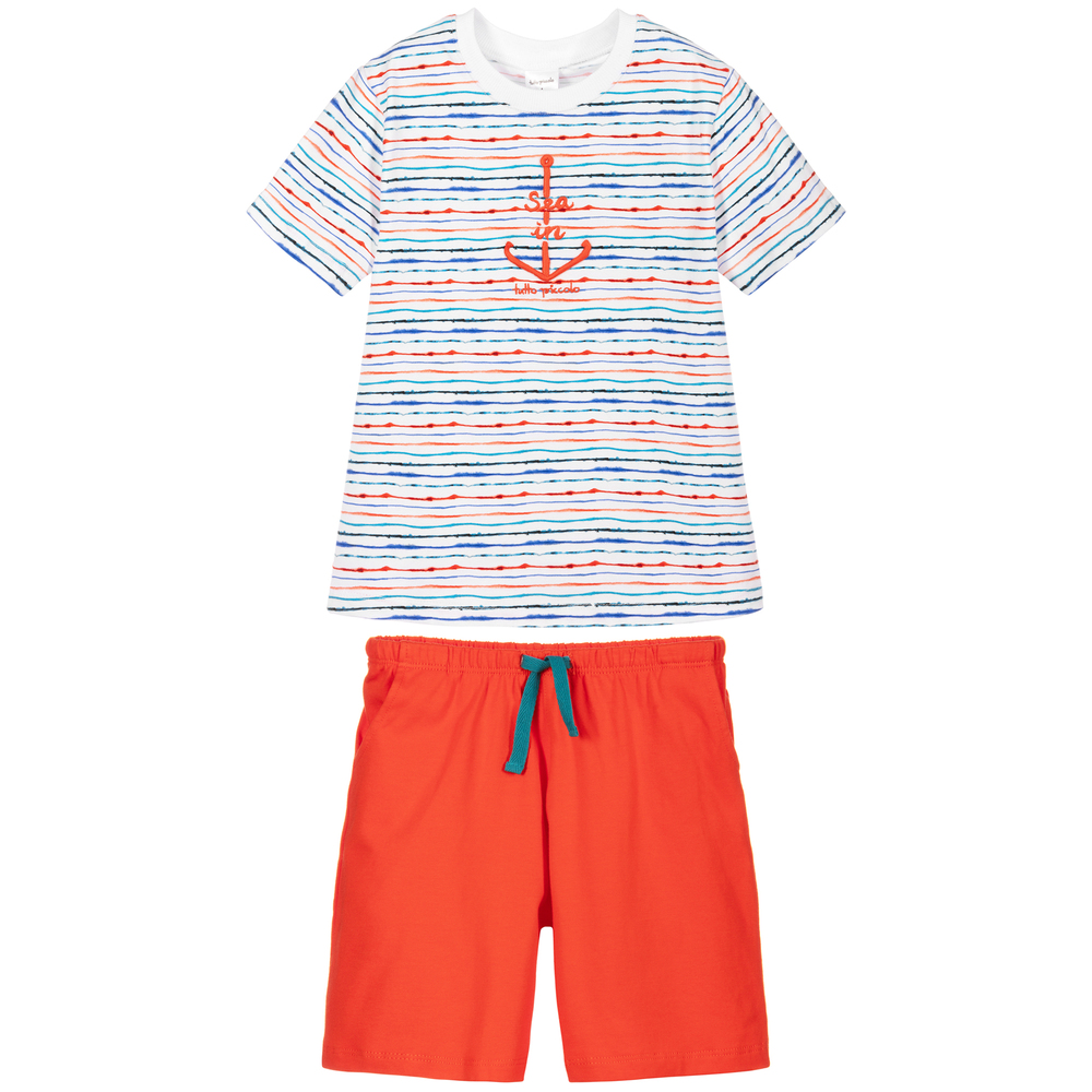 Tutto Piccolo-Футболка и шорты для мальчиков | Childrensalon Outlet