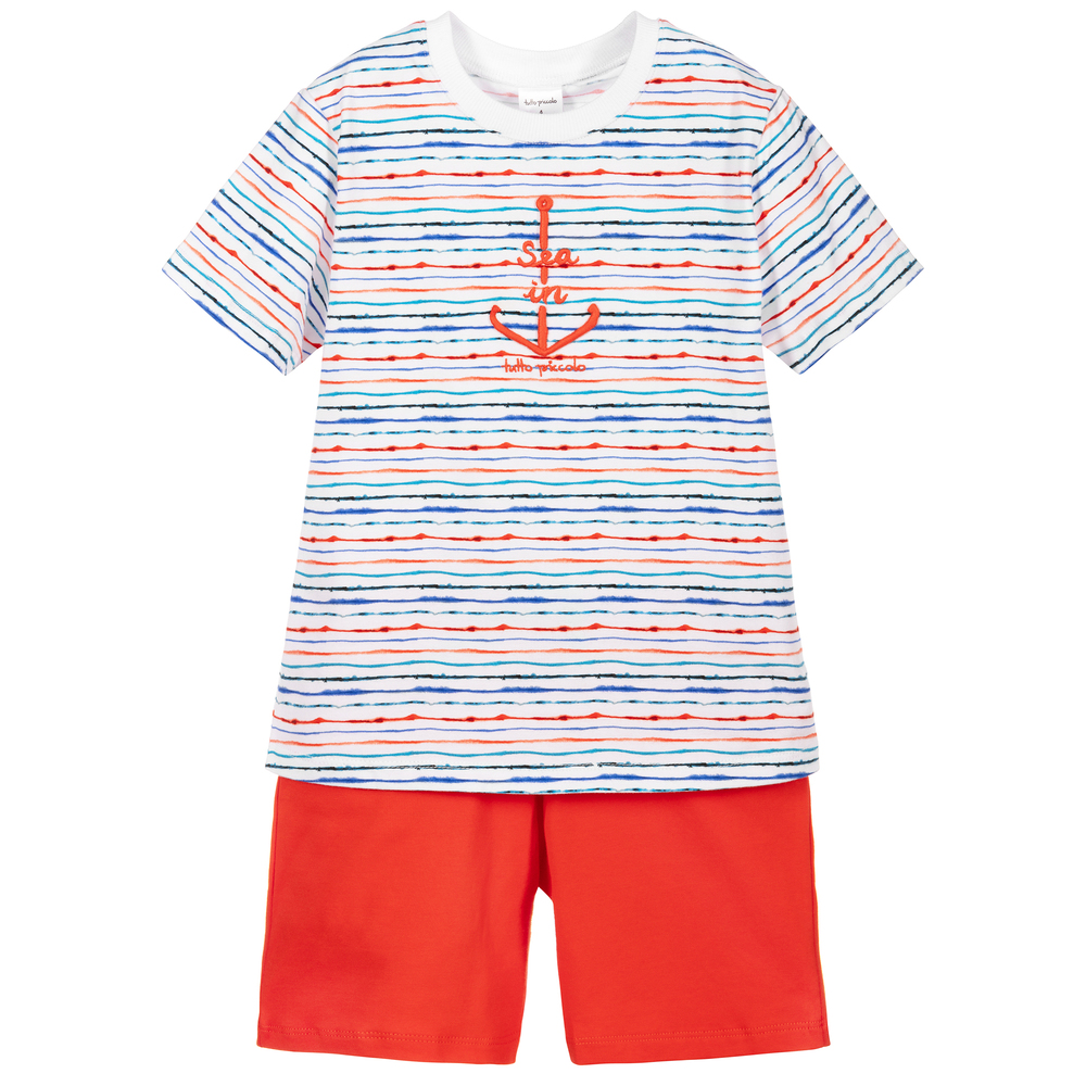 Tutto Piccolo - Boys T-Shirt & Shorts Set | Childrensalon