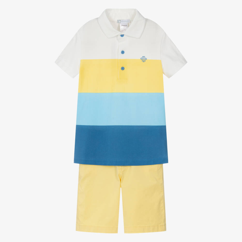 Tutto Piccolo-Яркий хлопковый комплект для мальчиков | Childrensalon Outlet