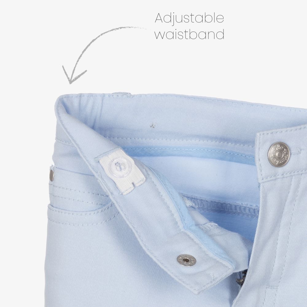 Tutto Piccolo-Boys White & Blue Shorts Set | Childrensalon Outlet