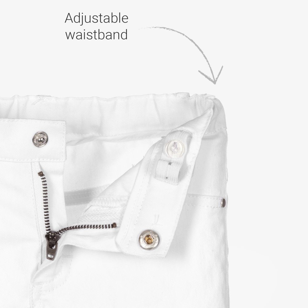 Tutto Piccolo-Boys White Cotton Shorts Set | Childrensalon Outlet