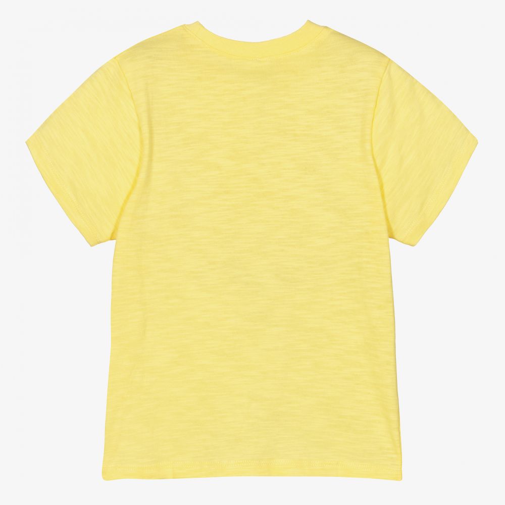 Tutto Piccolo-تيشيرت أطفال ولادي قطن لون أصفر | Childrensalon Outlet