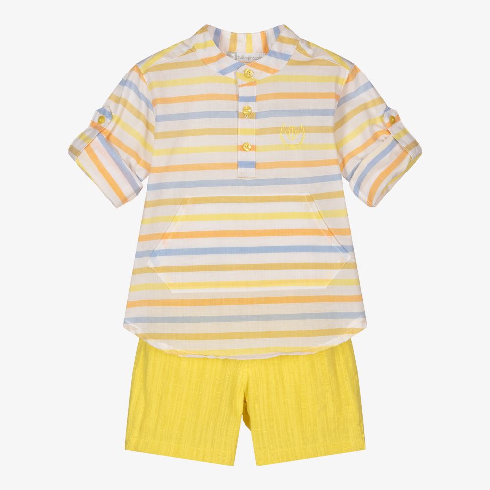 Tutto Piccolo - Ensemble short jaune Garçon | Childrensalon