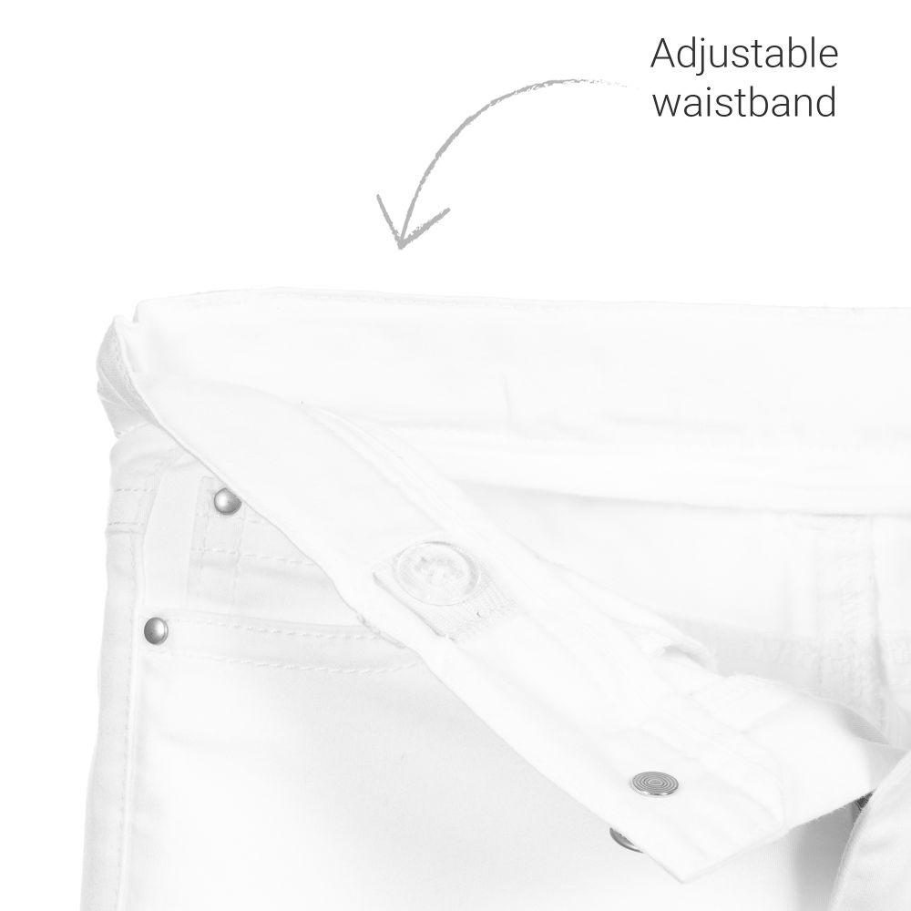 Tutto Piccolo-طقم شورت وتوب قطن لون أبيض وأزرق للأولاد | Childrensalon Outlet