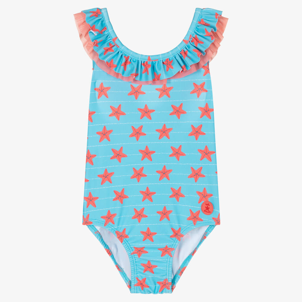 Tutto Piccolo - Maillot de bain bleu étoiles de mer | Childrensalon