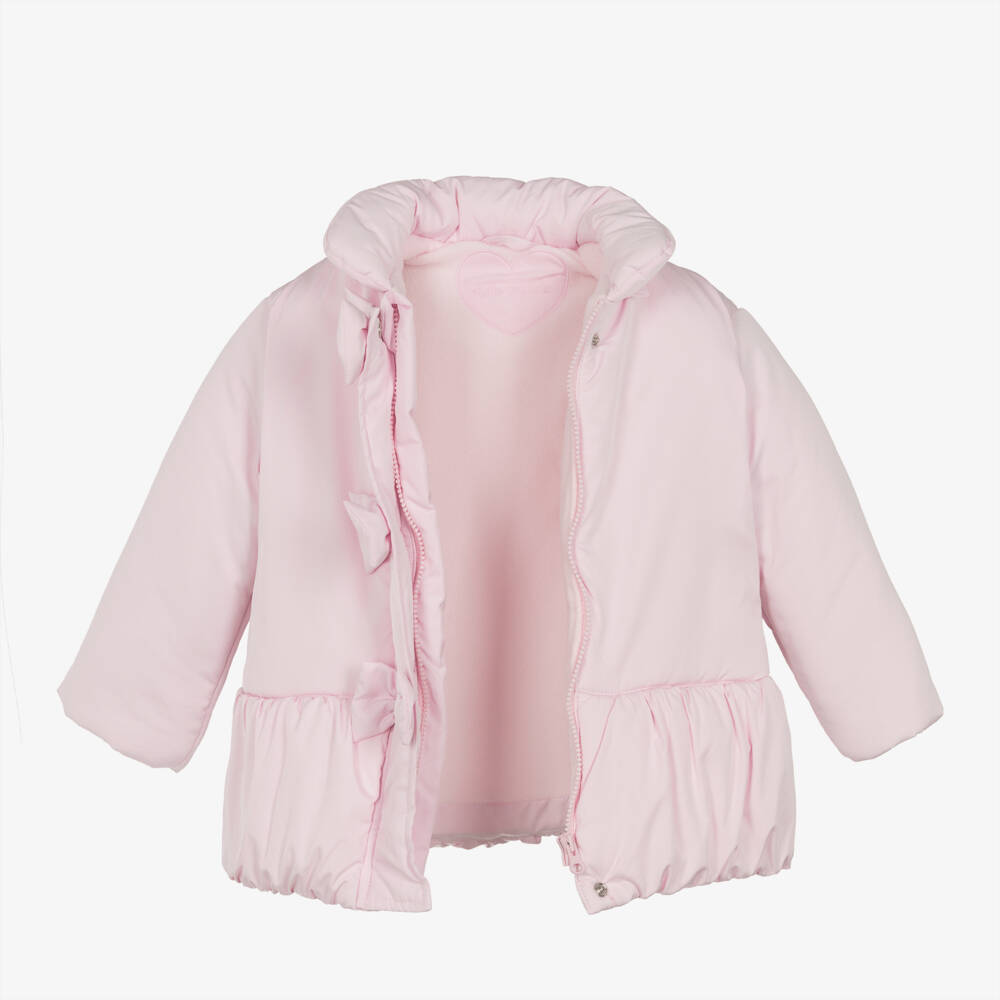 Tutto Piccolo-معطف بهودي لون زهري للبنات | Childrensalon Outlet