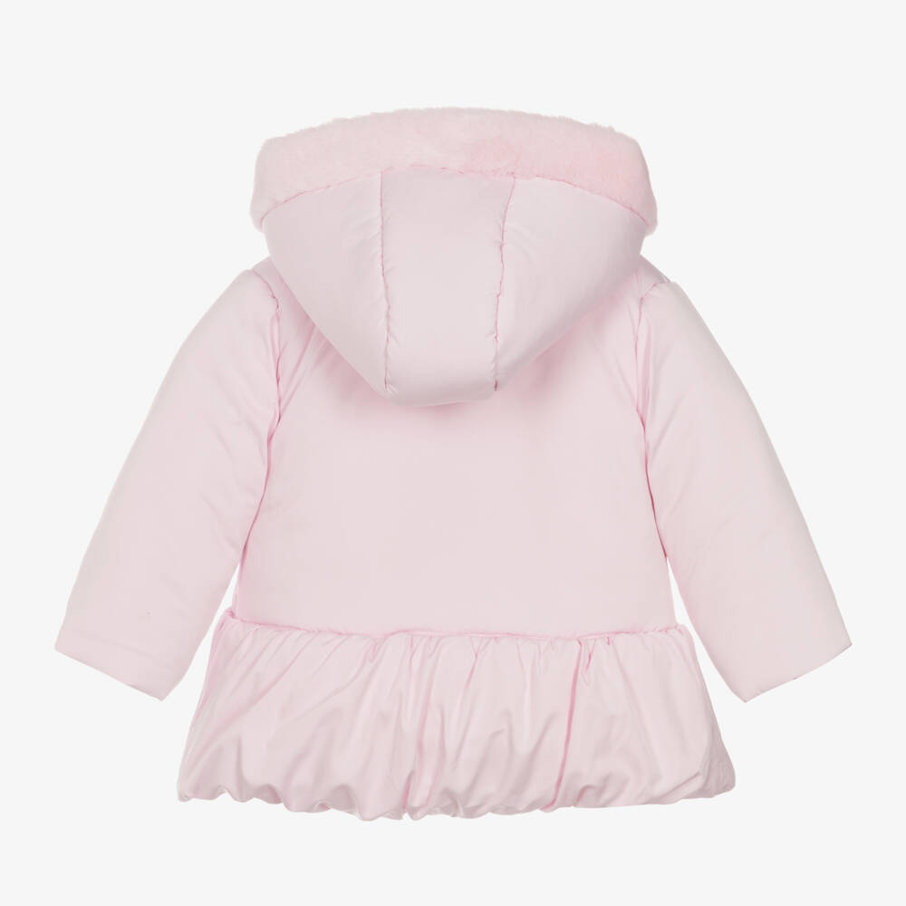 Tutto Piccolo-معطف بهودي لون زهري للبنات | Childrensalon Outlet