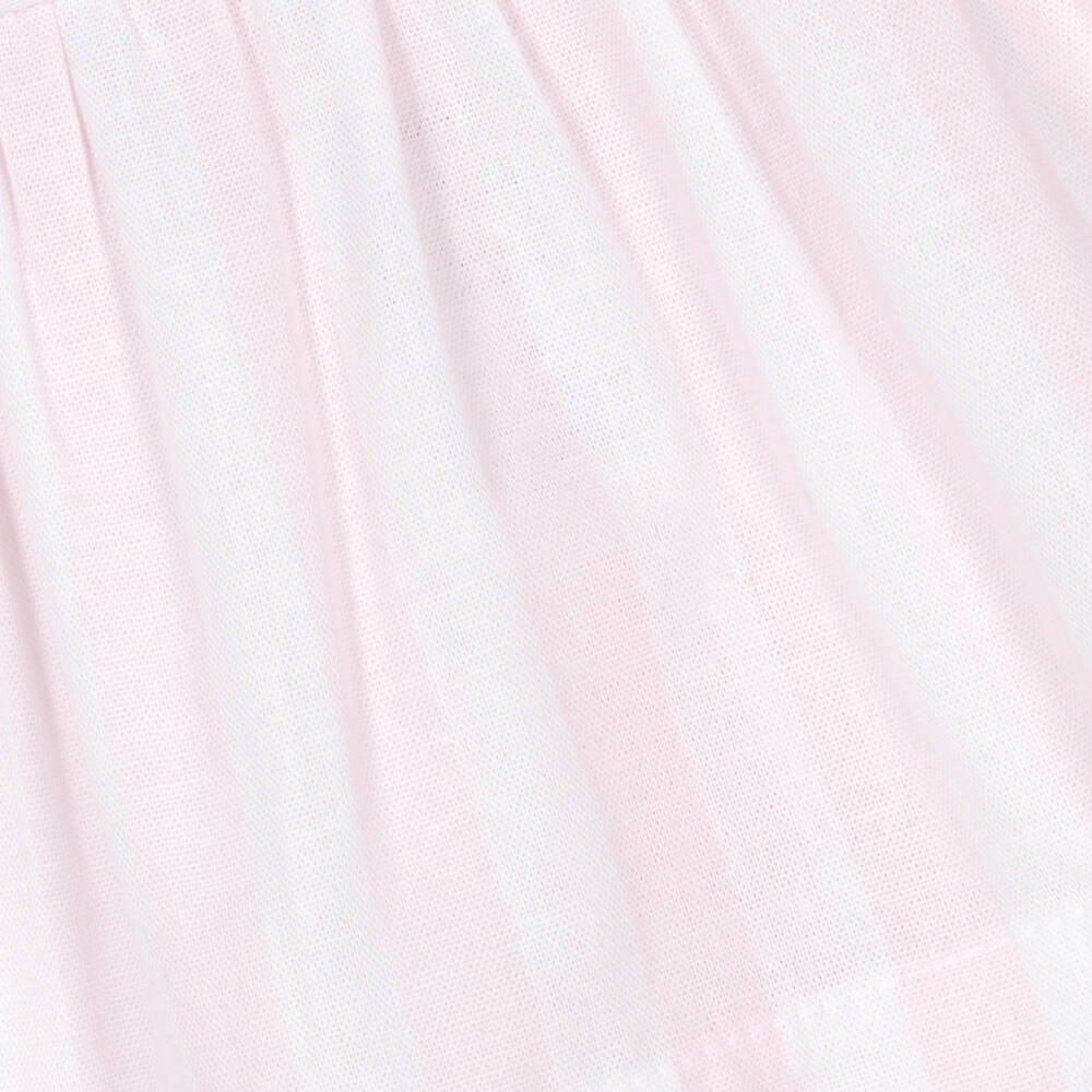 Tutto Piccolo-Girls Blush Cotton Ruffle Ensemble | Childrensalon Outlet