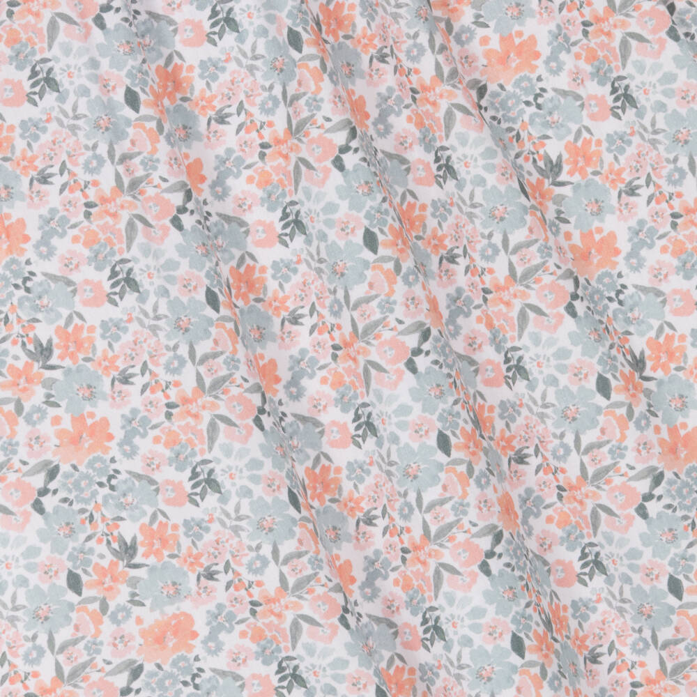 Tutto Piccolo-Коралловое платье с цветочным узором и трусики для девочек | Childrensalon Outlet