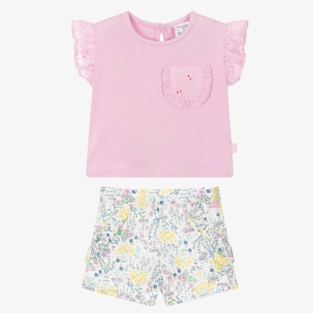 Tutto Piccolo-Нежный хлопковый ансамбль для девочек | Childrensalon Outlet