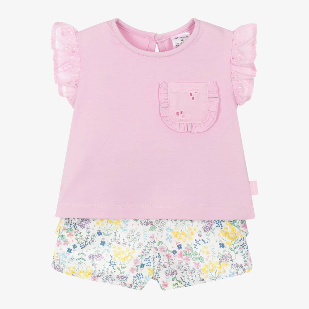Tutto Piccolo-Нежный хлопковый ансамбль для девочек | Childrensalon Outlet
