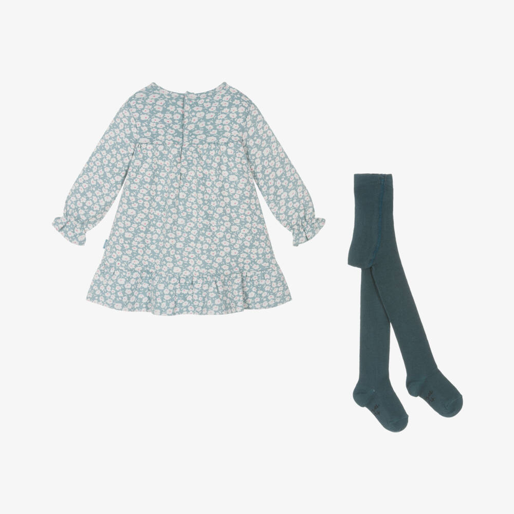 Tutto Piccolo-Girls Floral Cotton Dress Ensemble | Childrensalon Outlet