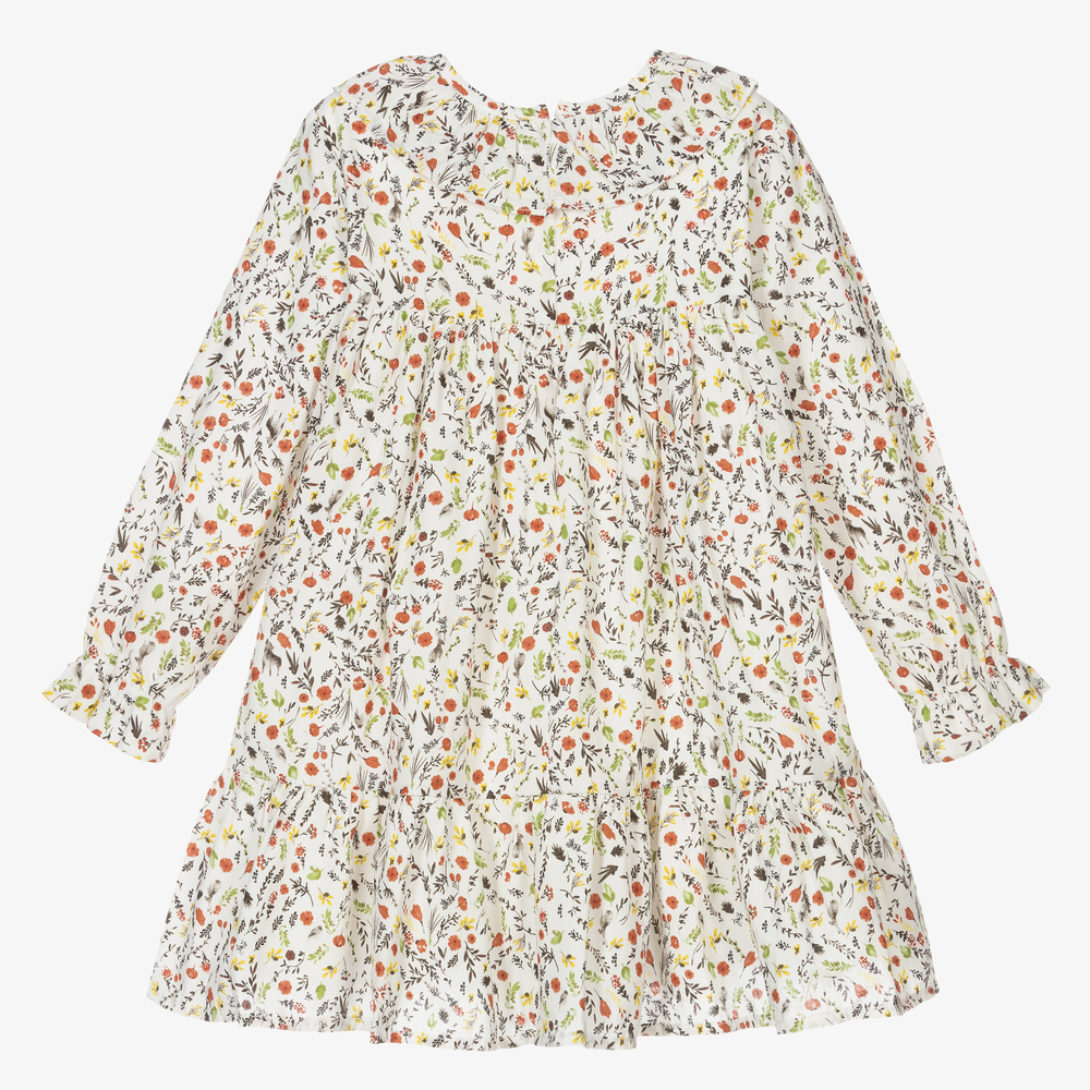 Tutto Piccolo-Платье в цветочек с колготками для девочек | Childrensalon Outlet