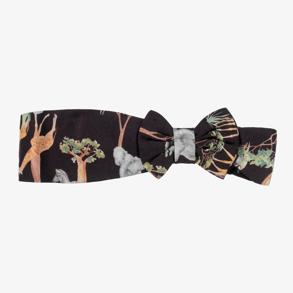 Tutto Piccolo - Girls Grey Animal Headband | Childrensalon