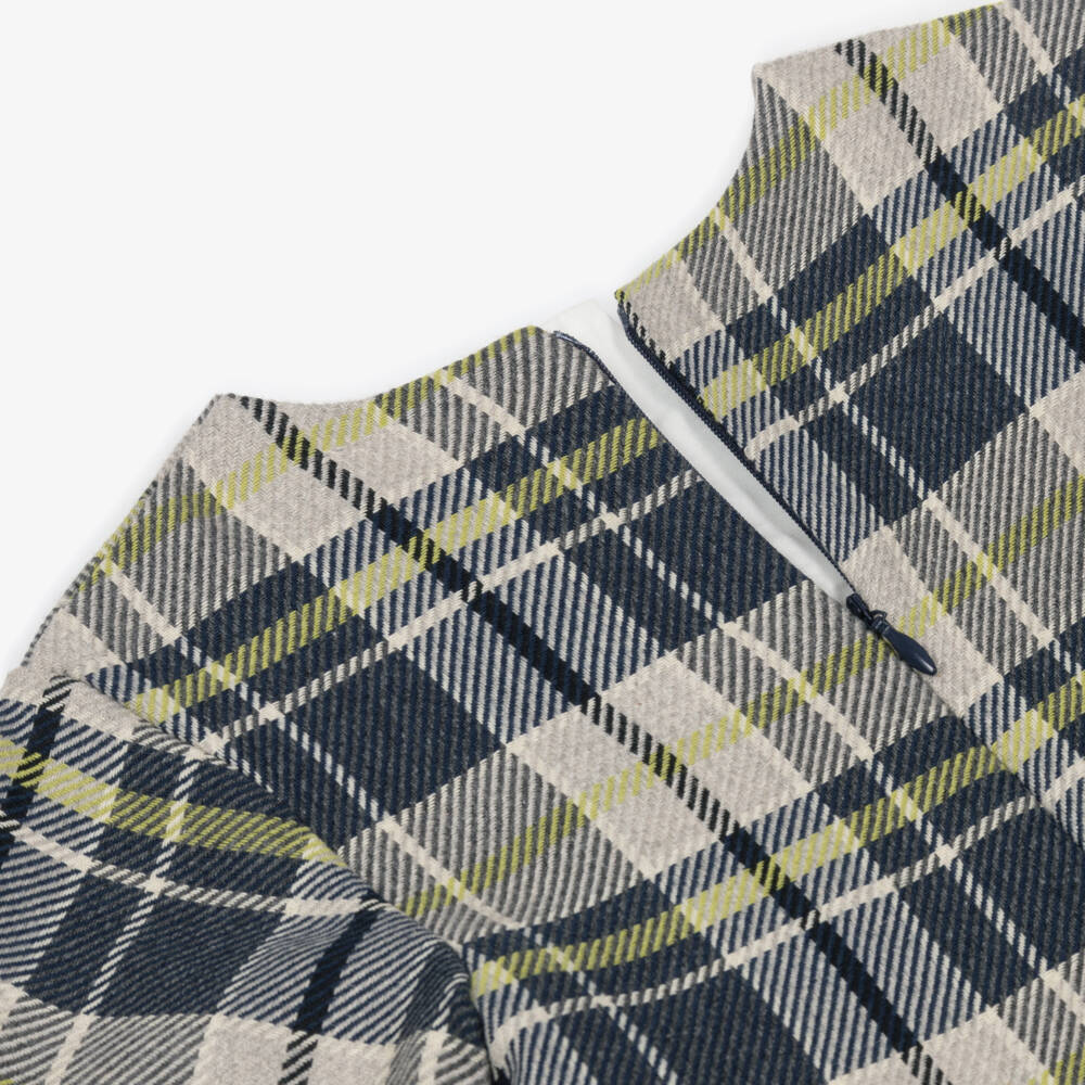 Tutto Piccolo-طقم فستان قطني بنقشة مربعات للبنات | Childrensalon Outlet