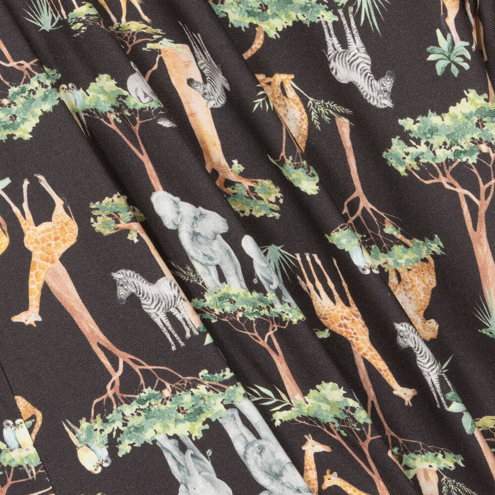 Tutto Piccolo-طقم فستان فيسكوز لون رمادي | Childrensalon Outlet