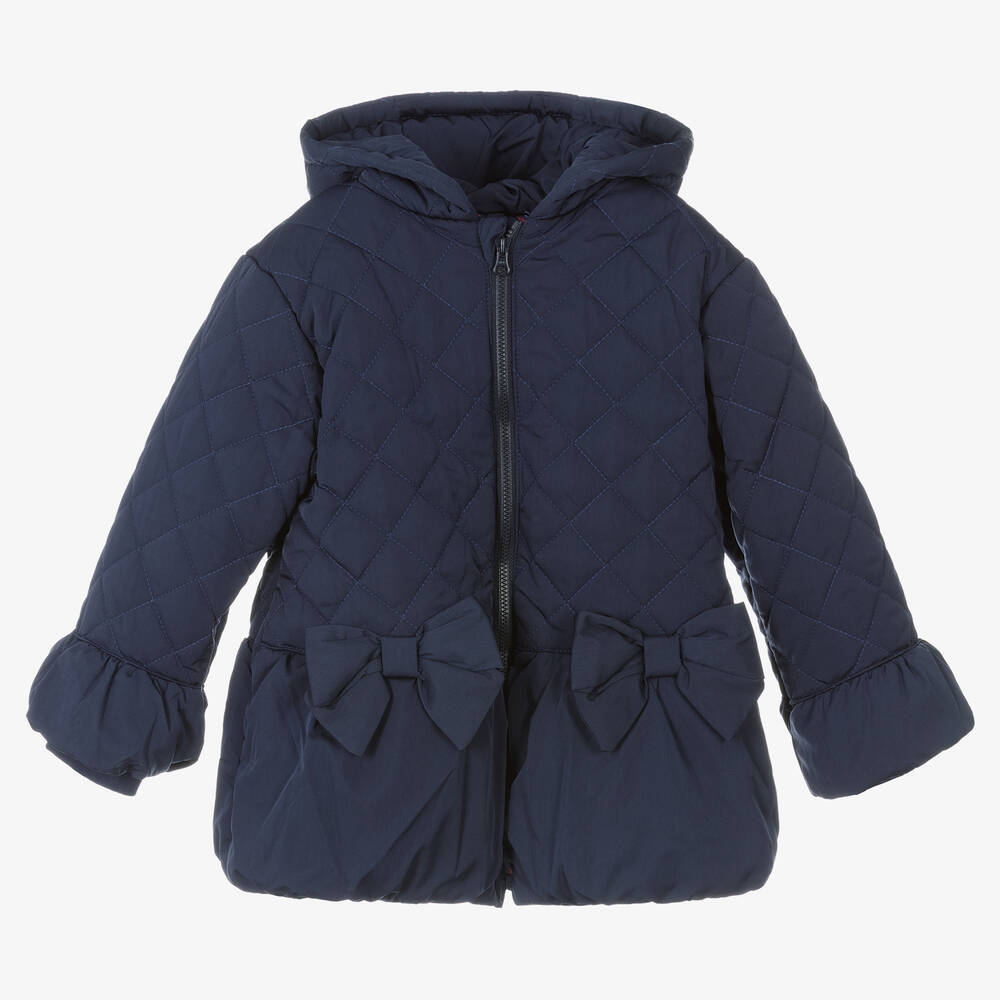 Tutto Piccolo - Синяя утепленная куртка для девочек | Childrensalon