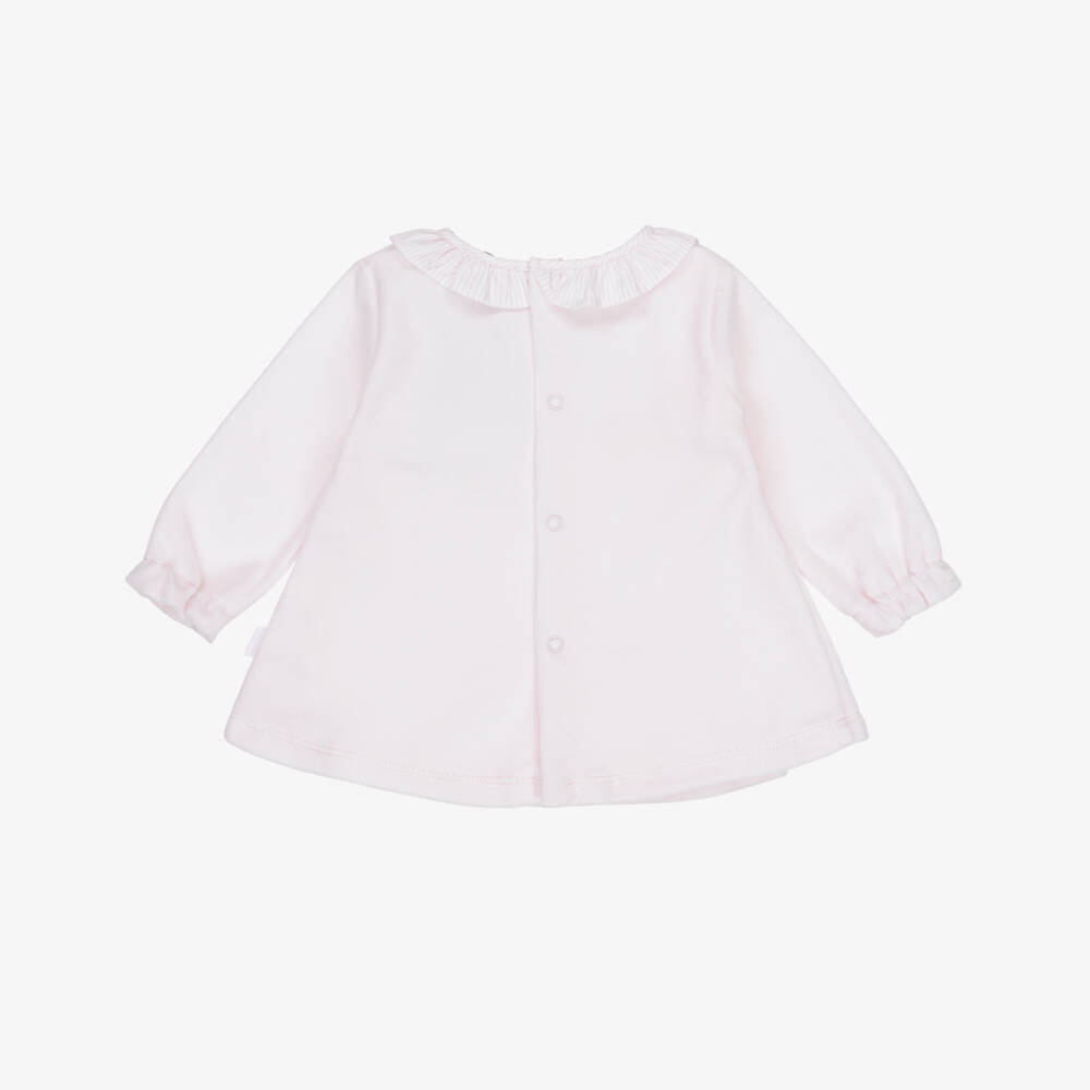 Tutto Piccolo-طقم فستان مخمل وردي ناعم للبنات | Childrensalon Outlet