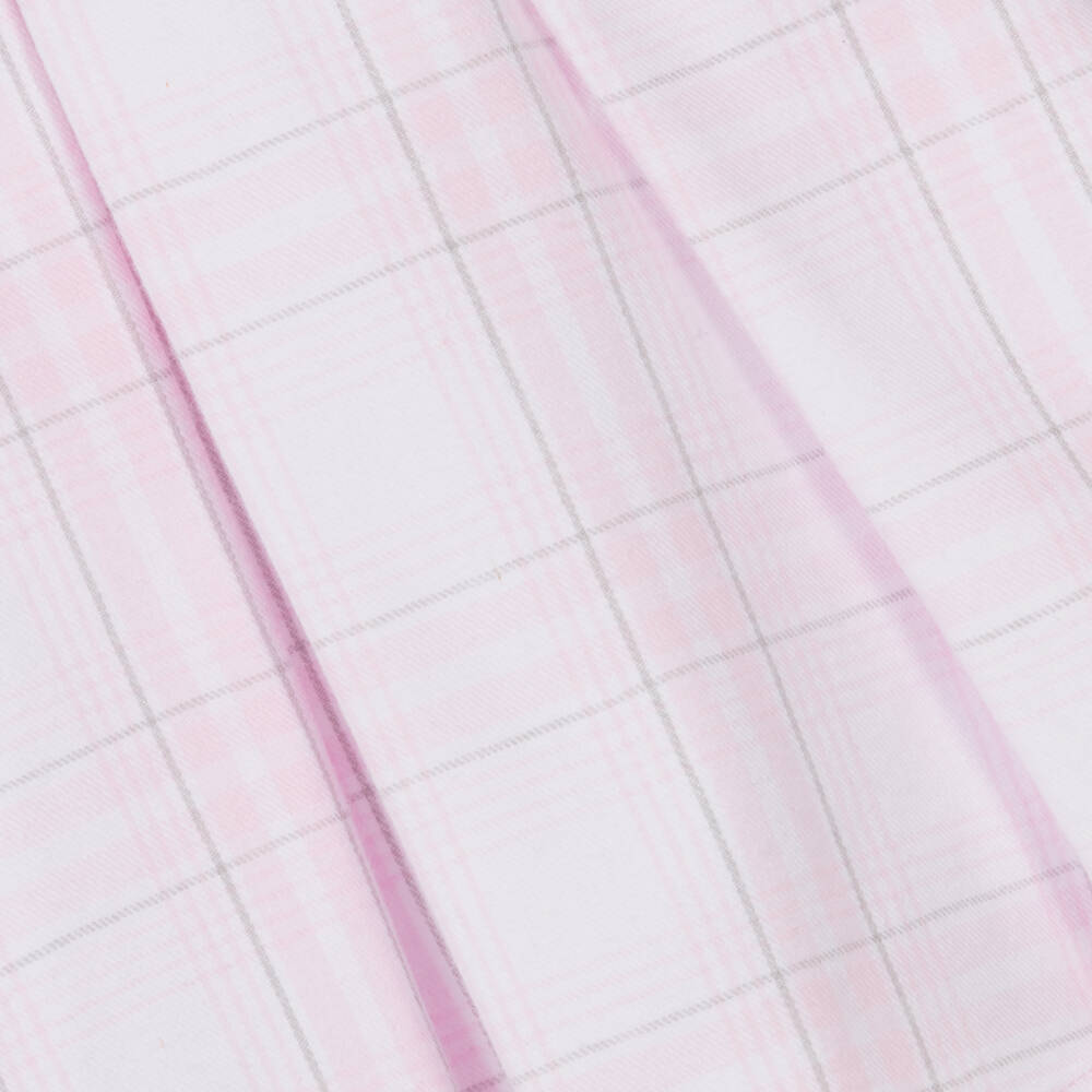 Tutto Piccolo-Girls Pink Checked Dress Ensemble | Childrensalon Outlet