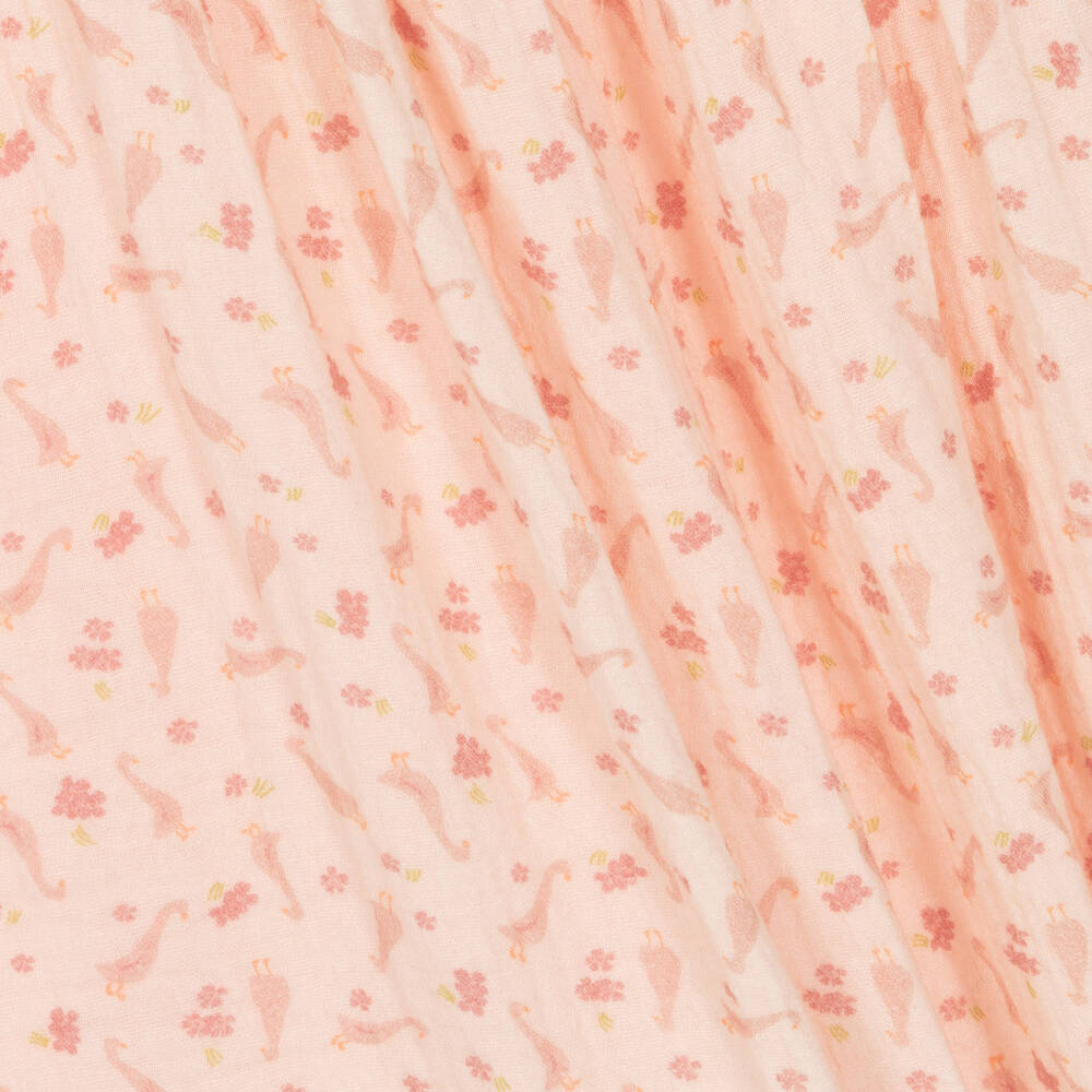 Tutto Piccolo-Розовое хлопковое платье и колготки для девочек | Childrensalon Outlet