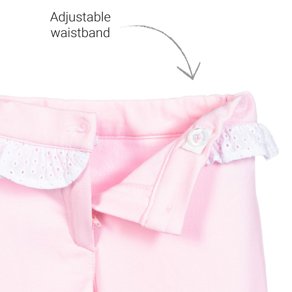 Tutto Piccolo-Розовый костюм с брюками из хлопка для девочек | Childrensalon Outlet