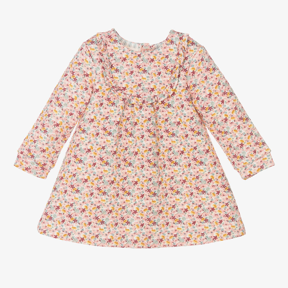 Tutto Piccolo - Girls Pink Floral Dress Set | Childrensalon Outlet