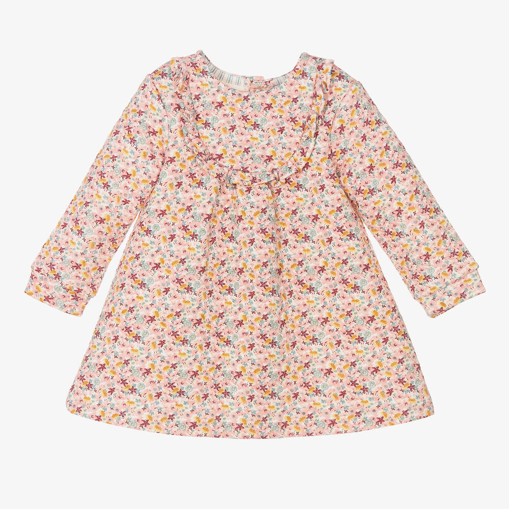 Tutto Piccolo - Girls Pink Floral Dress Set | Childrensalon