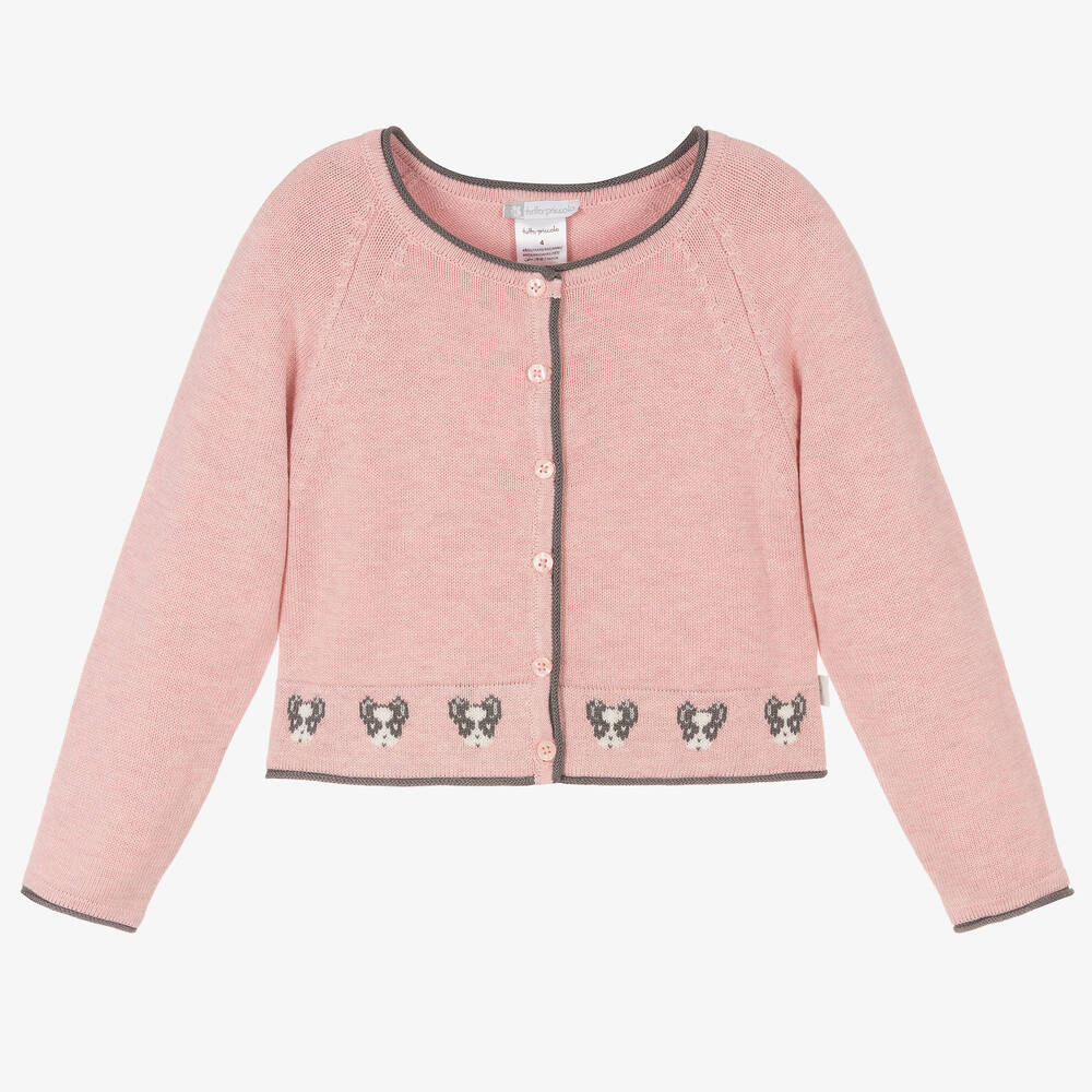 Tutto Piccolo - Cardigan rose chiens fille | Childrensalon