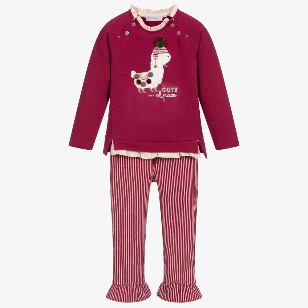 Tutto Piccolo-Розовый комплект с легинсами для девочек | Childrensalon Outlet