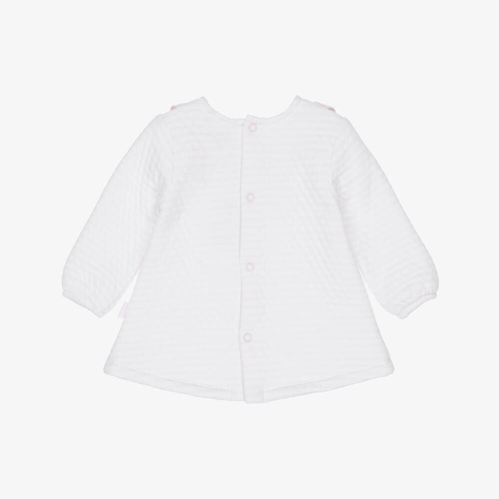 Tutto Piccolo-Платье с оборками и колготки розовые для девочек | Childrensalon Outlet