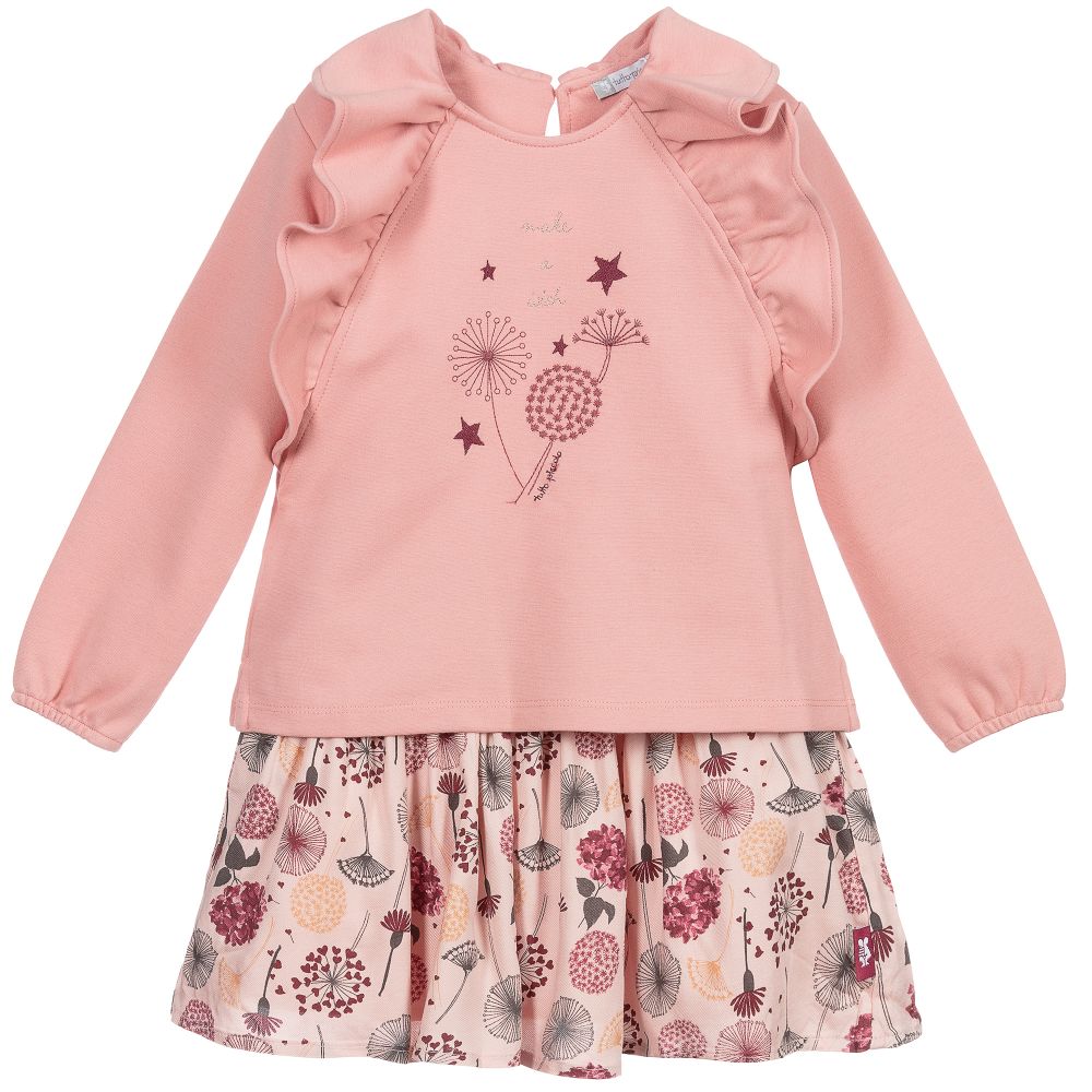 Tutto Piccolo - Ensemble 3 pièces rose Fille | Childrensalon