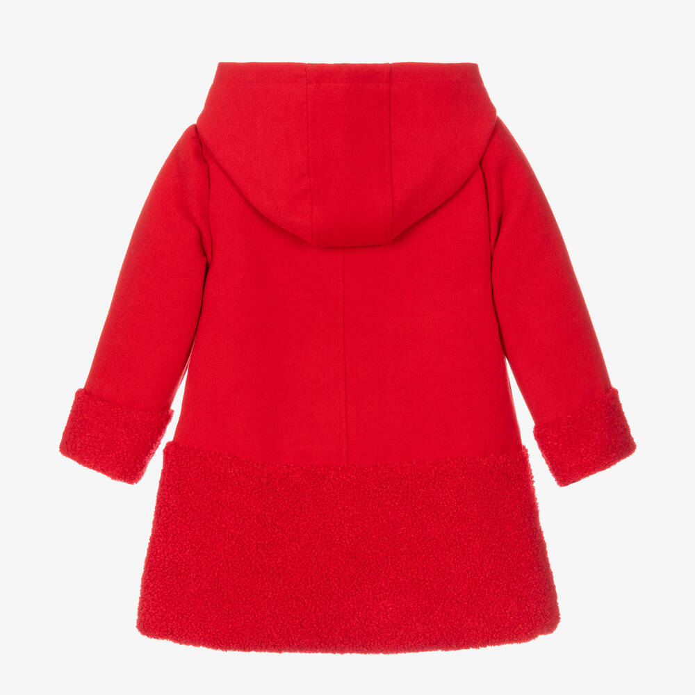 Manteau rouge a capuche best sale