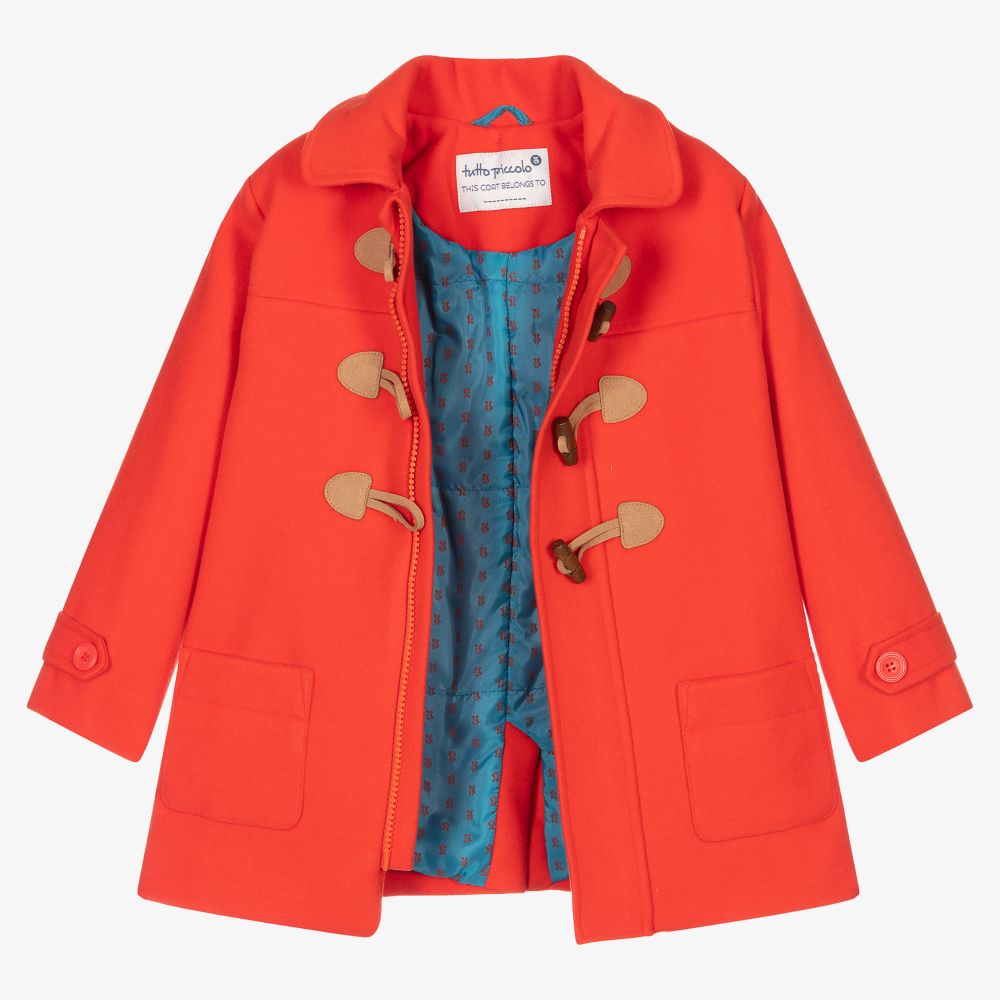 Childrens red duffle clearance coat