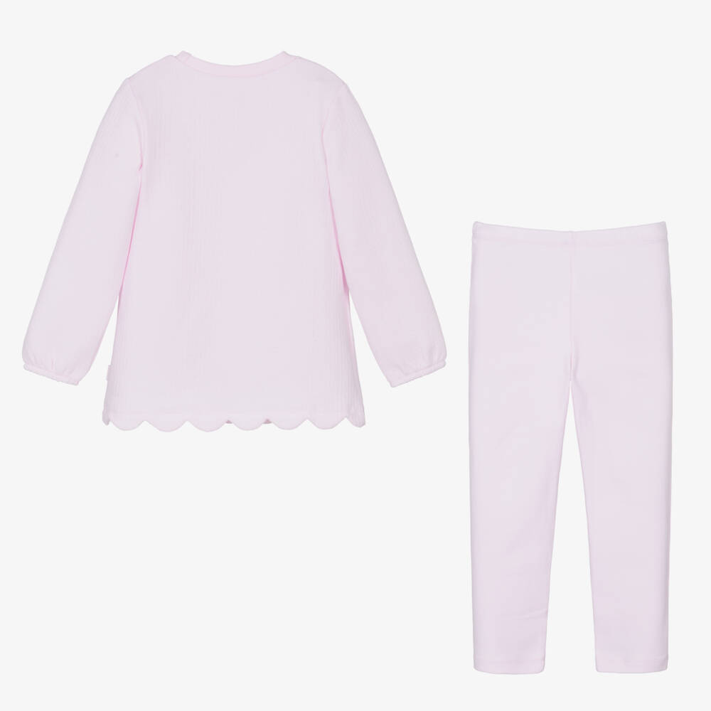 Tutto Piccolo-Girls Rosy Tulle Heart Ensemble | Childrensalon Outlet