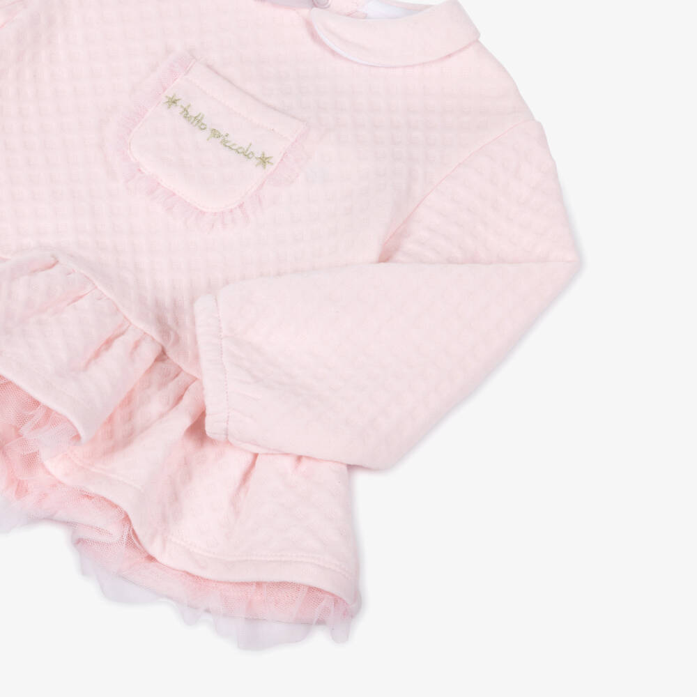 Tutto Piccolo-Girls Soft Pink Ruffle Leggings Set | Childrensalon Outlet