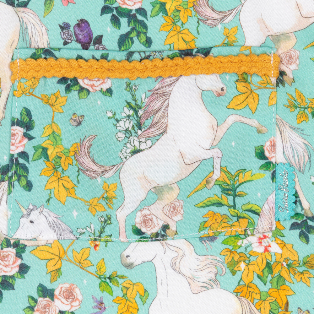 Tutto Piccolo-Girls Unicorn Dungarees Set | Childrensalon Outlet