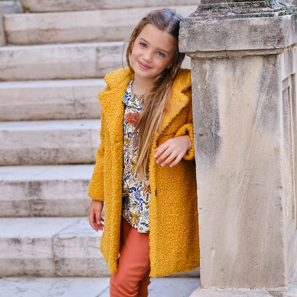 Baby girl sales mustard coat
