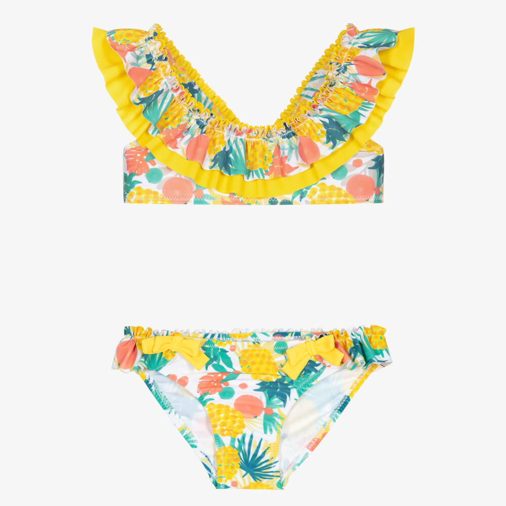 Tutto Piccolo - Bikini jaune à fruits Fille | Childrensalon