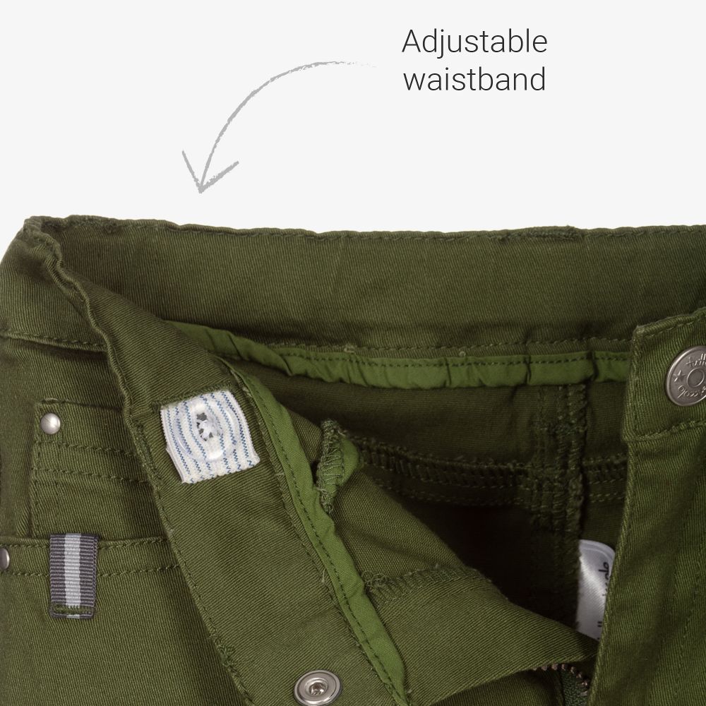 Tutto Piccolo-Зелено-коричневый комплект с брюками | Childrensalon Outlet