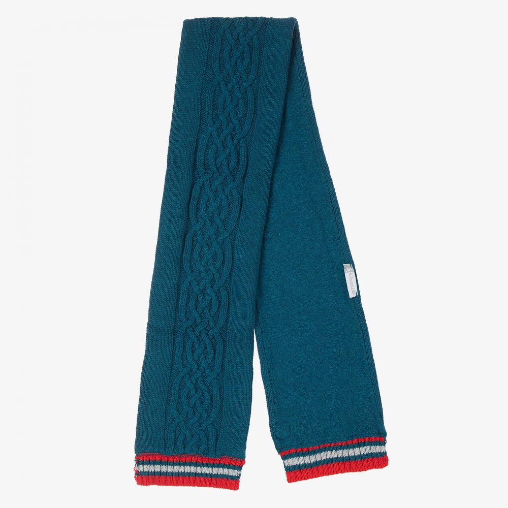 Tutto Piccolo-Green Hat & Scarf Set | Childrensalon Outlet