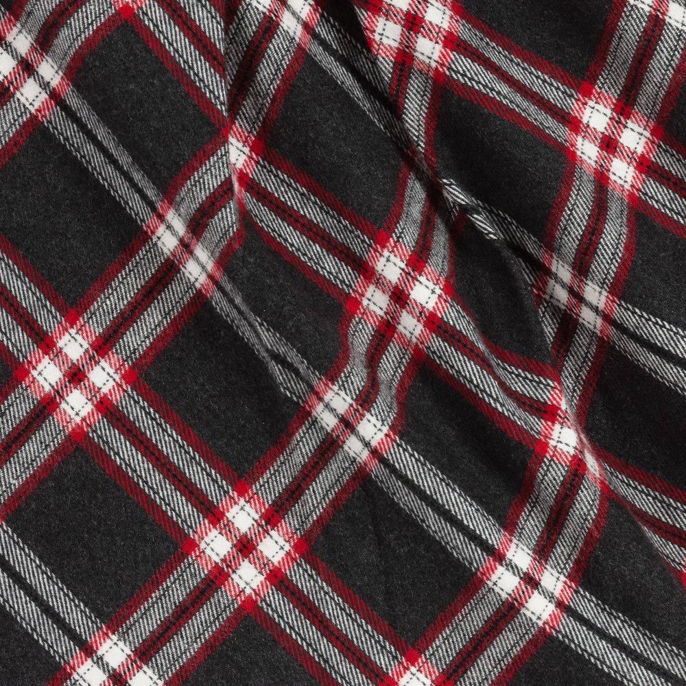 Tutto Piccolo-Комплект с серым платьем в клетку | Childrensalon Outlet