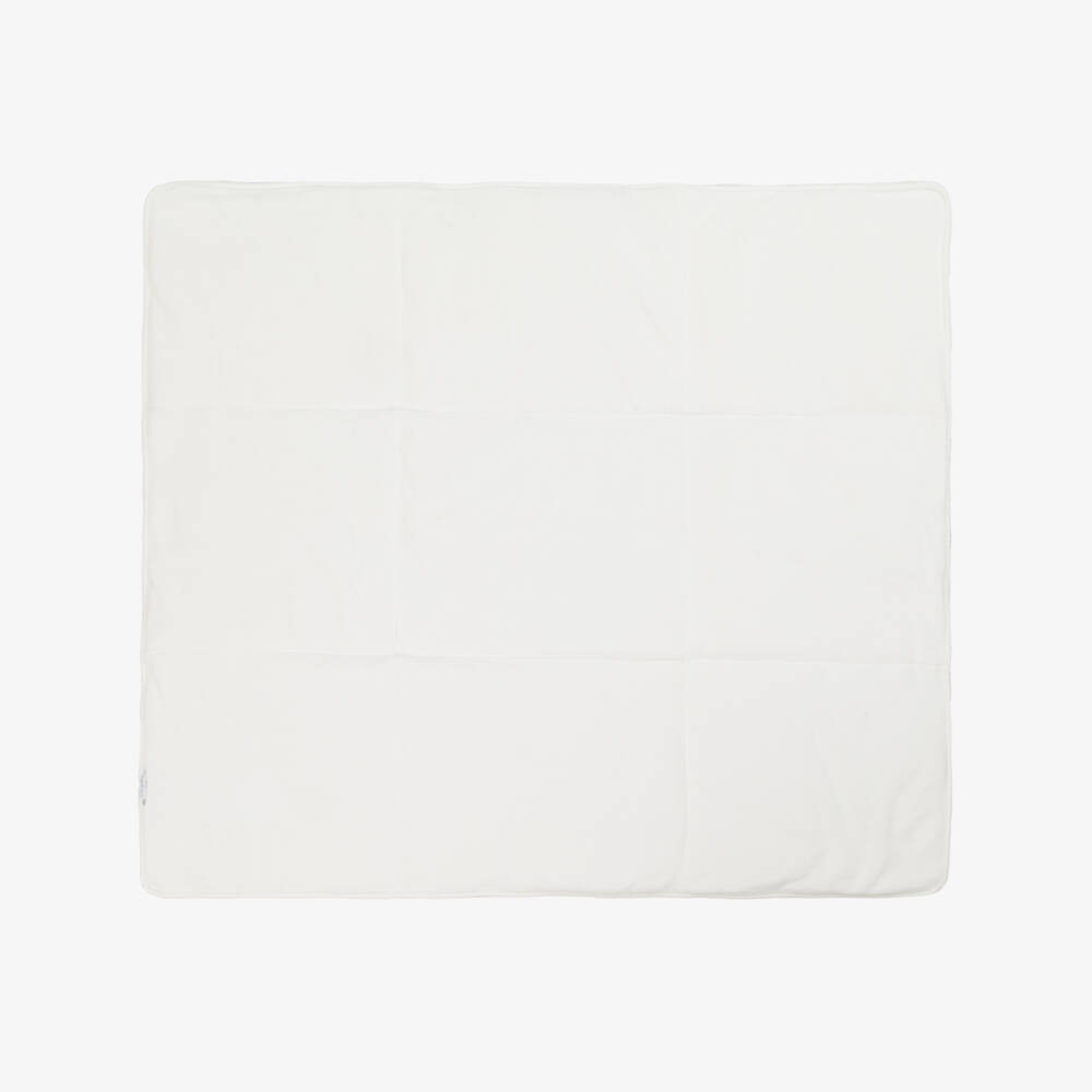 Tutto Piccolo-Кремовый полосатый велюровый комплект для новорожденных | Childrensalon Outlet