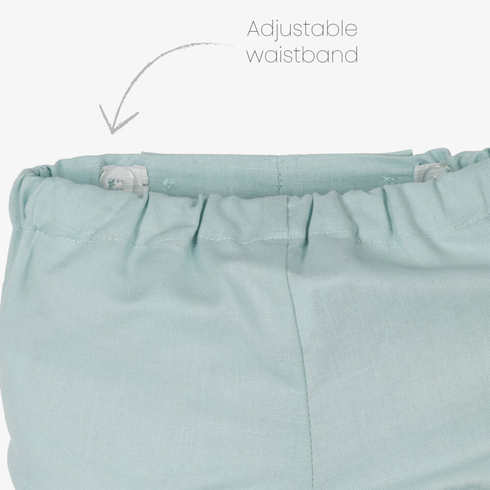 Tutto Piccolo-Little Gentleman's Ivory & Sage Ensemble | Childrensalon Outlet