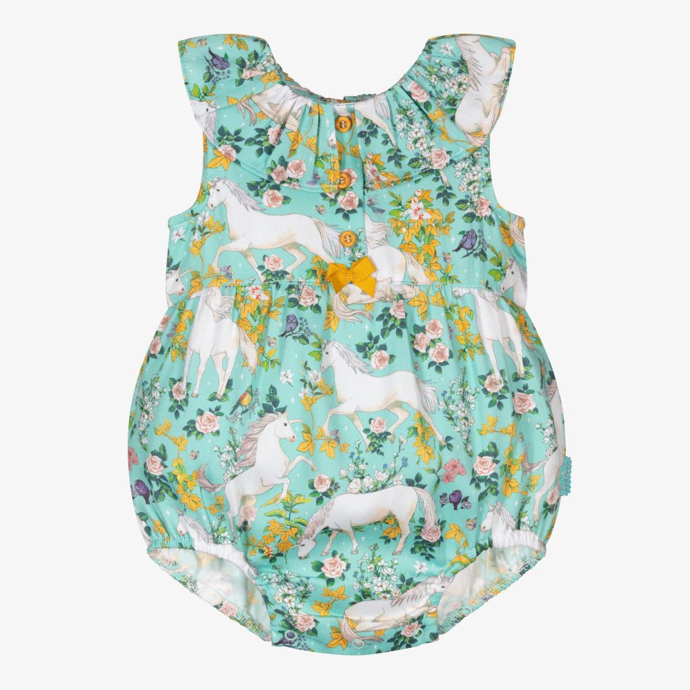 Tutto Piccolo-Мятно-зеленый хлопковый песочник | Childrensalon Outlet